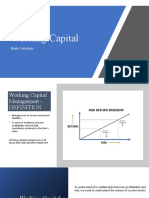 Working Capital Management - Basic Concepts