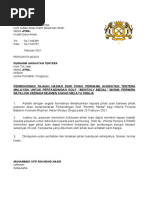 Surat Permohonan Sumbangan Pernama Pdf