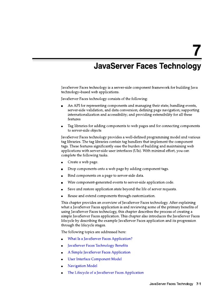 Java EE 7 JSF | PDF