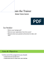 Train The Trainer