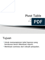 Pivot Table