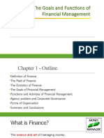 Goals and Functions of Financial Management in 40 Characters