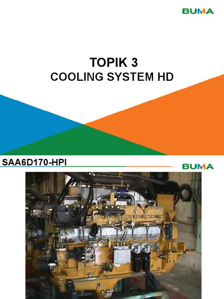 Cooling System OBH Komatsu | PDF | Thermostat | Engineering Thermodynamics