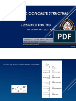 Reinforced Concrete Footing Design