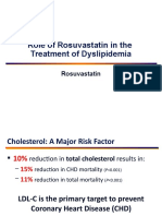 Role of Rosuvastatin in The Treatment of Dyslipidemia