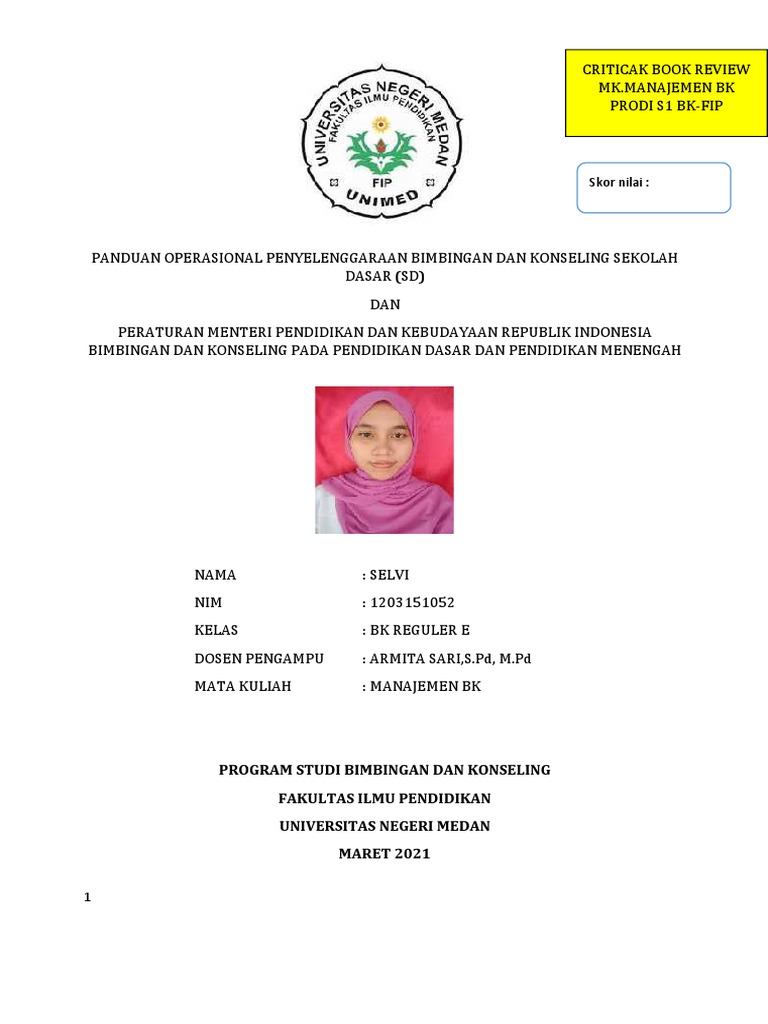 Panduan Bimbingan Konseling SD 2021 | PDF | Karier & Perkembangan ...