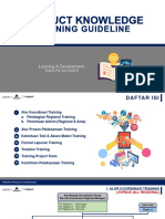 PRODUCT KNOWLEDGE - Training Guideline (Toko Putus)