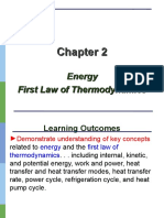 Energy First Law of Thermodynamics