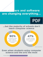 Computers and software are changing everything...but the majority of schools don’t teach computer science