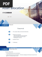 Asset Allocation