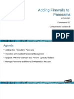 Adding Firewalls To Panorama: EDU-220 Panorama 8.1 Courseware Version B