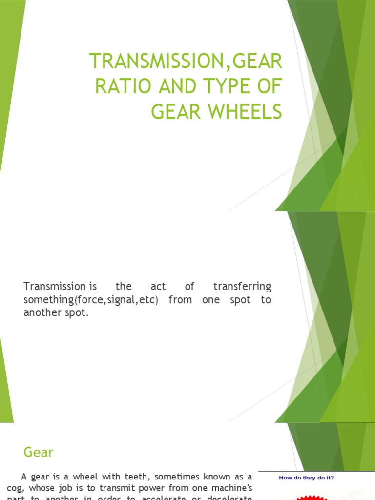 An InDepth Explanation of Transmission Gears Their Ratios, Types, and