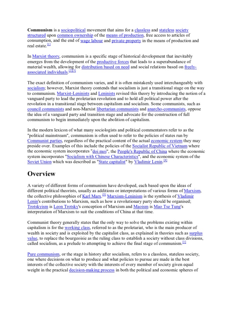 Communism Pdf Communism Leninism