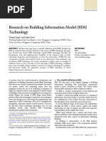 Research On Building Information Model (BIM) Technology: Tianqi Yang and Lihui Liao