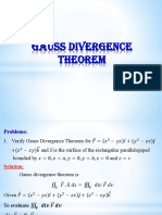 2.7 - Gauss Divergence Theorems