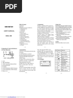 SMD Meter: User 'S Manual