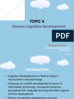 Human Cognitive Development: Topic 4