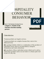 Hospitality Consumer Behavior: Chapter 6: Models of The Purchase Decision-Making Process