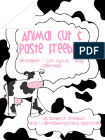 Free Animal Cut Paste Activities