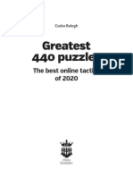 Greatest 440 Puzzles: The Best Online Tactics of 2020