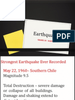 Earthquakes: Grade 10 - Science