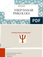 Konsep Dasar Psikologi - 1&2