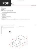 First Angle Orthographic Projection Notes