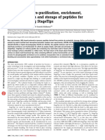 Protocol For Micro-Purification, Enrichment, Pre-Fractionation and Storage of Peptides For Proteomics Using Stagetips