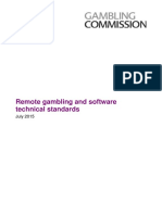 Remote gambling software standards