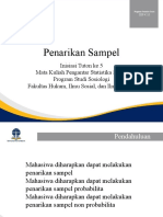 5 Penarikan Sampel