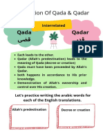 Definition of Qada & Qadar