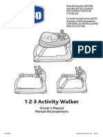 1 2 3 Activity Walker: Owner's Manual Manual Del Propietario