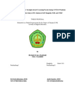 Thesis Proposal Submitted As A Partial Requirements For The Degree of Sarjana (S.PD) in Study of English Education