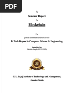 PDF Seminar Report Blockchainpdf Compress