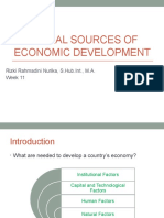 11) External Sources of Economic Development
