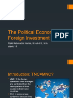 14) The Political Economy of Foreign Investment