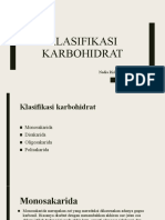 Klasifikasi Karbohidrat - Nadia Riski Anisa