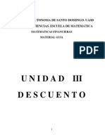 Unidad Iii. Descuento Simple