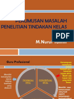 Pelatihan Ptk-Rumusan Masalah