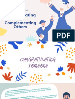 Congratulating and Complementing Others