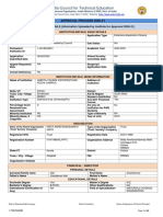 All India Council For Technical Education: INSTITUTION DETAILS (Information Uploaded by Institute For Approval 2020-21)