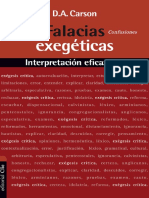 Falacias Exegeticas - D.a. Carson