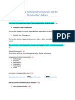 Chapter - 03 - Tonmoy - 1.3 Managing The External Environment and The Organization's Culture