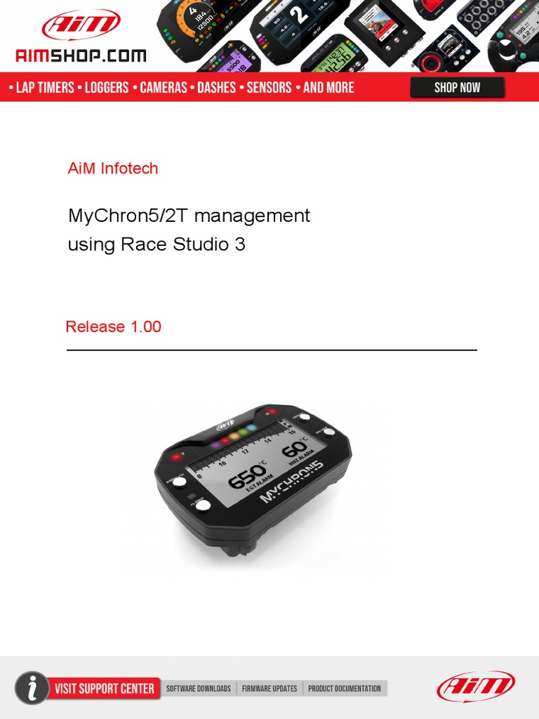 MyChron5 Management with Race Studio 3 | PDF | Wi Fi | Icon (Computing)