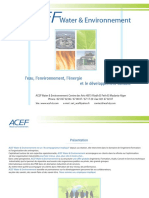 plaquette ACEF Water & Environnement