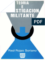 Teoria e Investigacion Militante Rojas Soriano