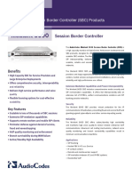 Mediant 9000 SBC Datasheet