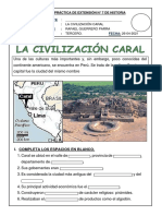 Pe 7 - Historia 3ro. - La Civilización Caral