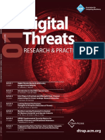 Digital Threats: Research & Practice - 2020