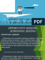 Opportunity Seeking
